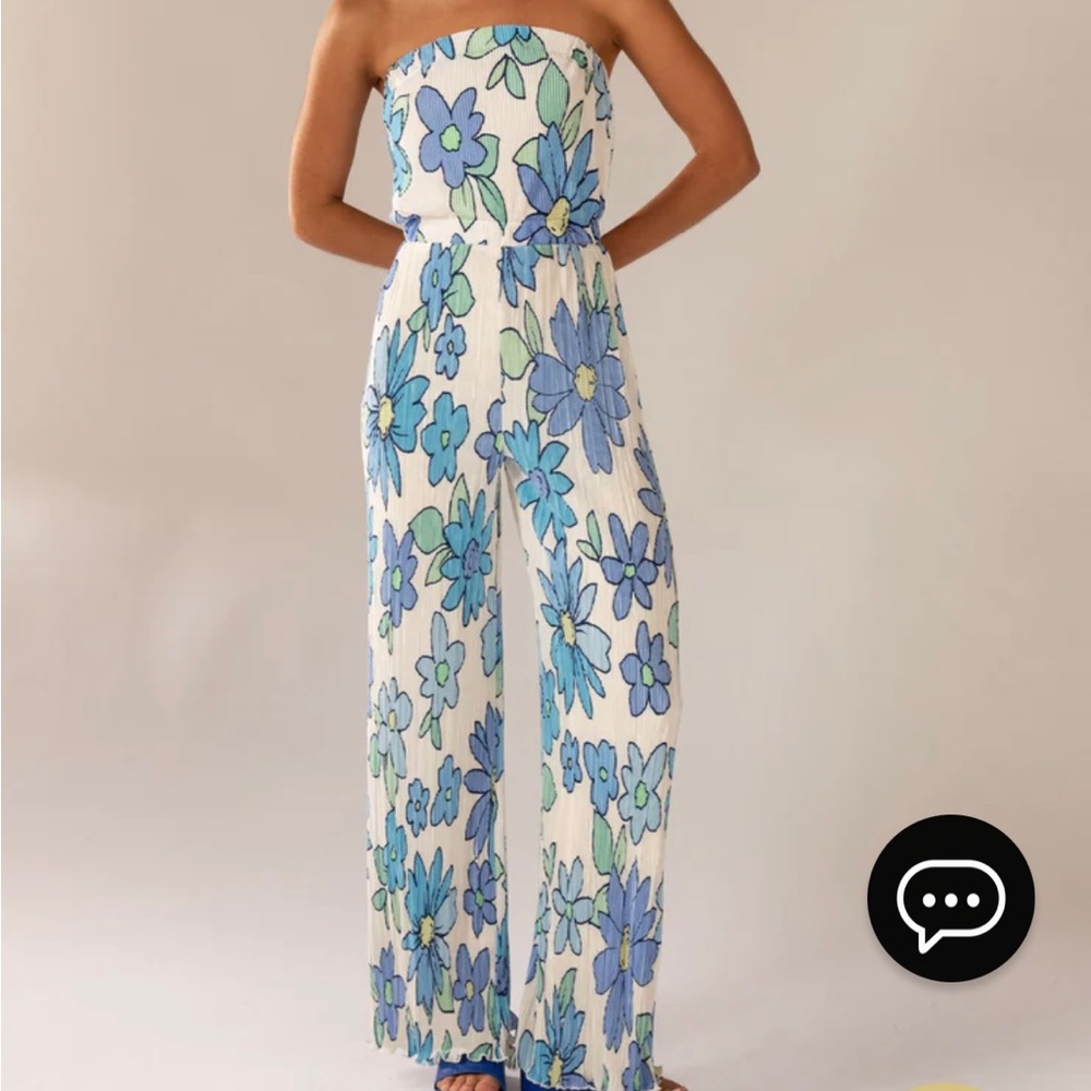 NWT | Peppermayo Doing The Most Plisse Jumpsuit, Size 16